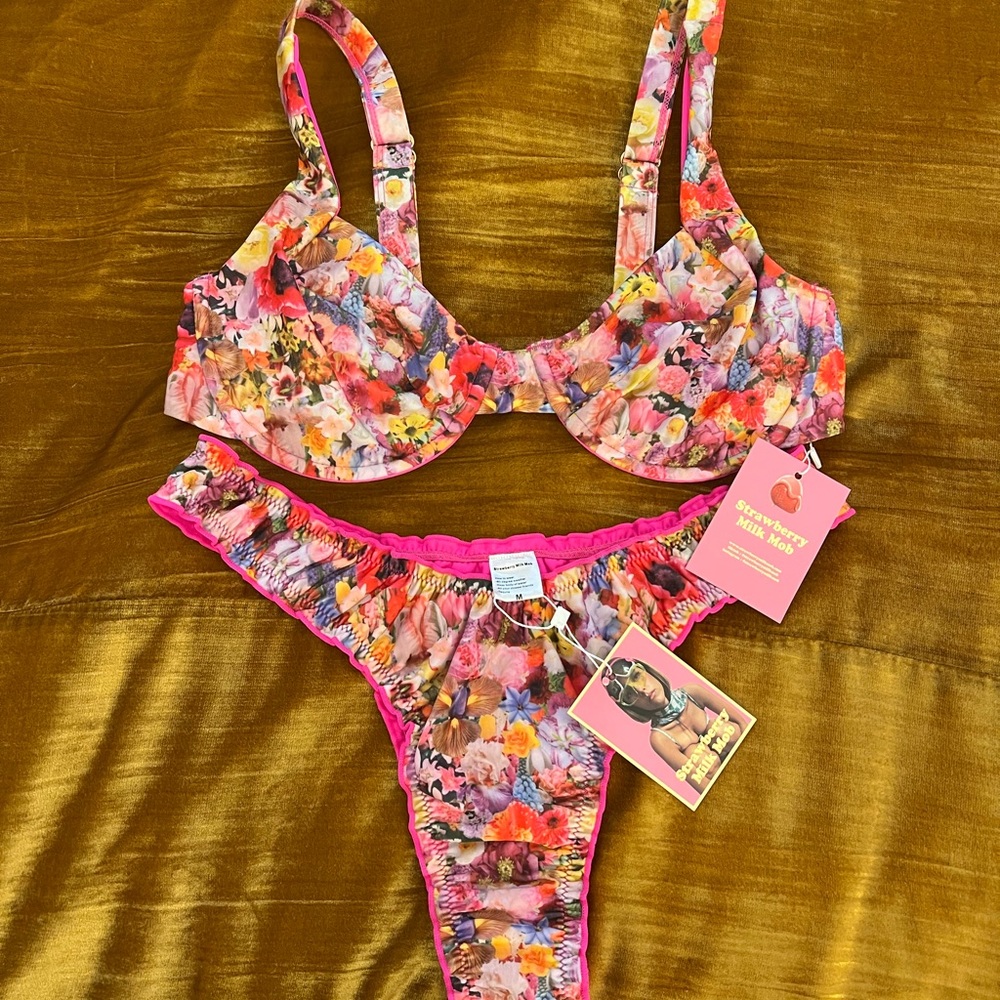 Strawberry Milk Mob Magnolia Bikini